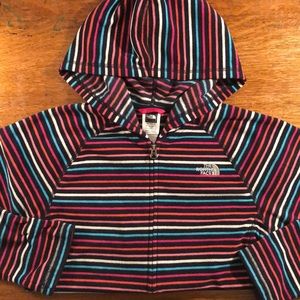 North Face Zip Up Hoodie Fleece